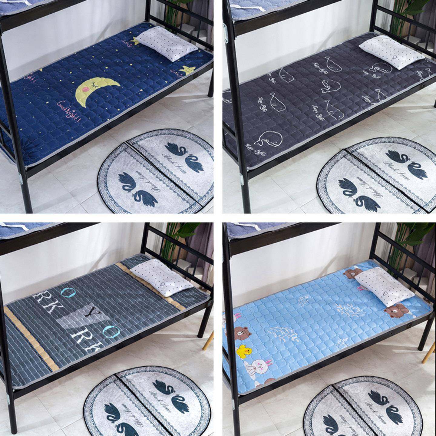 床垫软垫生宿学舍睡单人上下铺法兰绒薄款褥子可折叠水洗垫防SMD