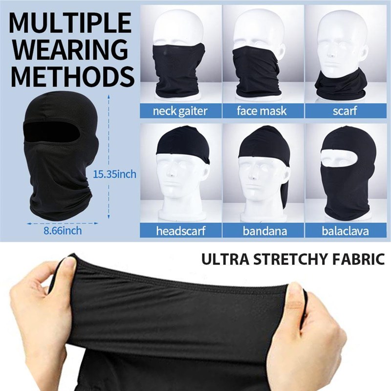 Ski aMask for Men Full Face Mask Balaclava Black Ski Masks