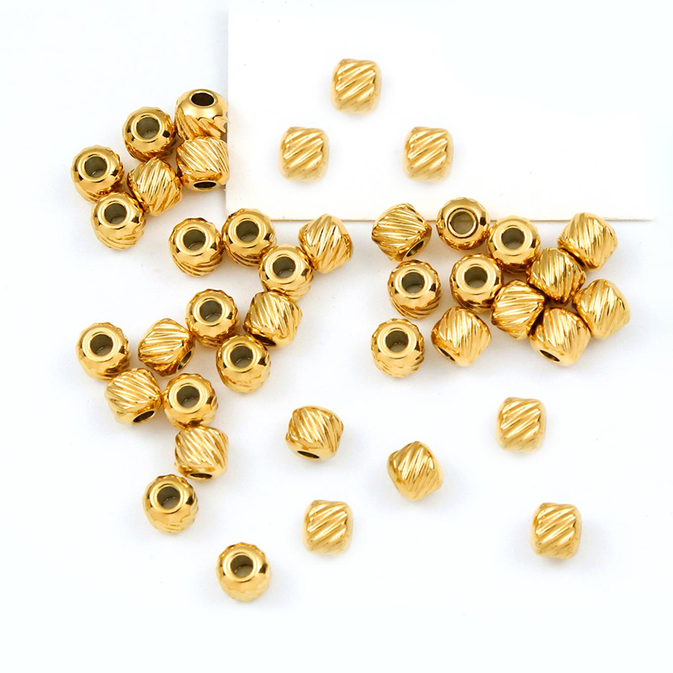 真空电镀18K金隔珠隔片隔圈