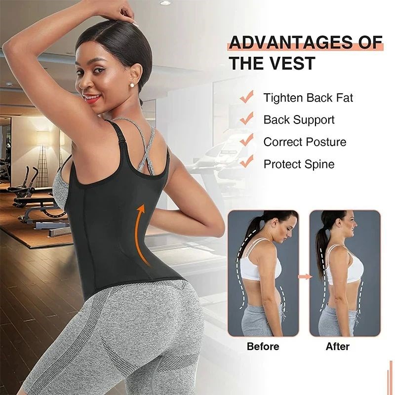 Sweat Waist Trainer Vest Slimzming Corset for Weight Loss Bo