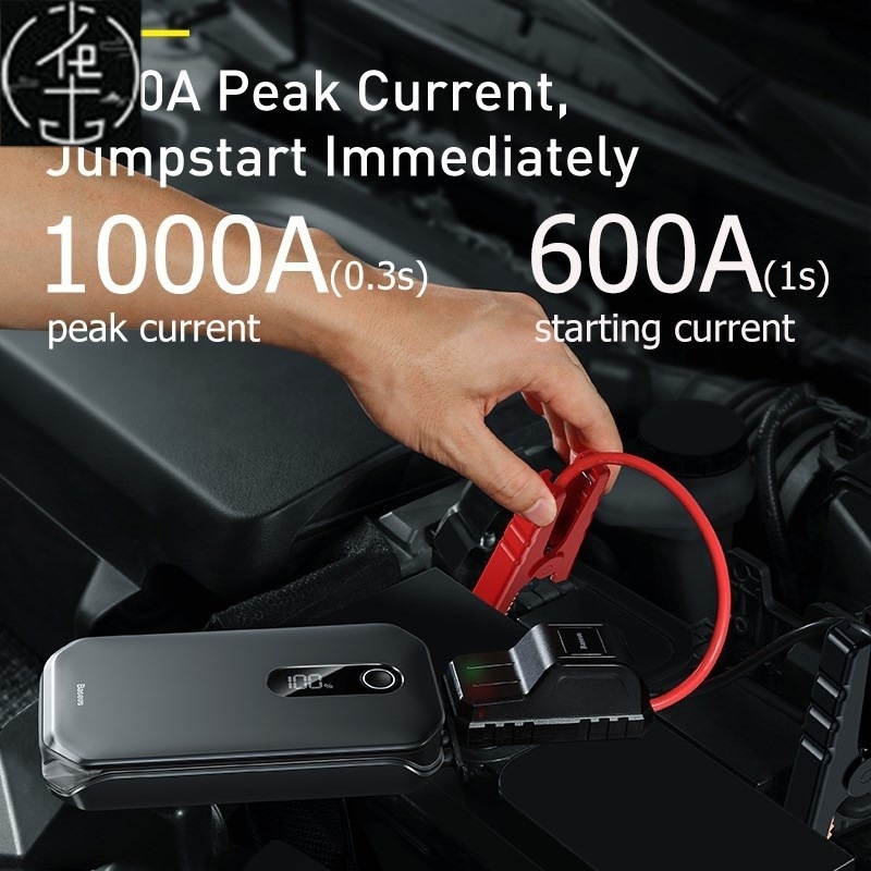 Baseus 1000A Car Jump Starter Power Bank 12000mUAh Portable