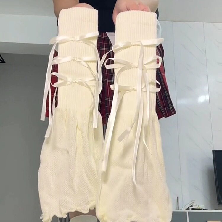 堆堆袜套女搭配小皮鞋潮网红款