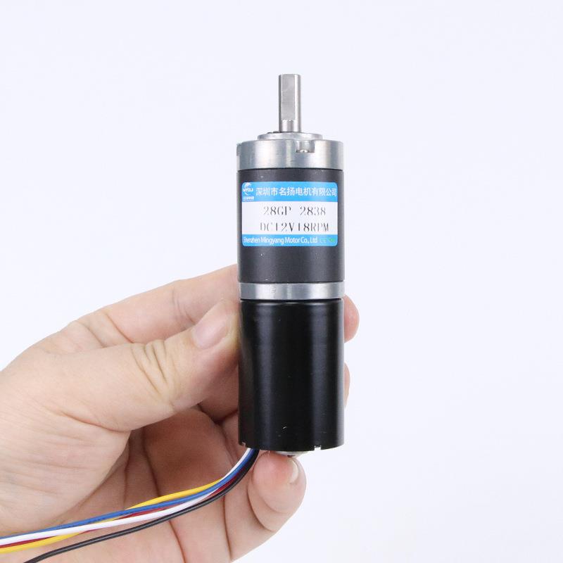 行齿直流无刷减速轮电机12v2v微型28mm28星38大扭力低调MY28GP-2