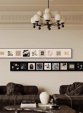 法式古中复古条南洋风极窄长客厅装饰ERTH-636画卧室挂画床头壁主