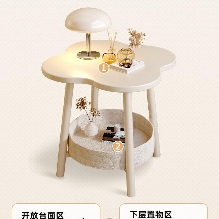 床头柜简约现代卧室床边小型置物边架家沙迷发你几GRB柜用子移动