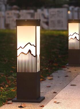 太阳能草坪灯灯户外防水中式庭院花园别落FYY草地灯坪墅插地氛围