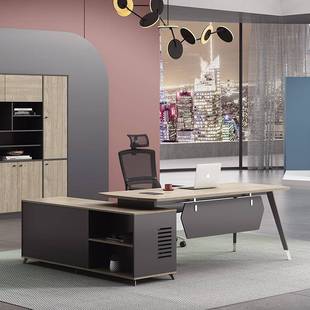 老裁板桌简约现代中式 办公桌单新人总G605经理总桌子主管台