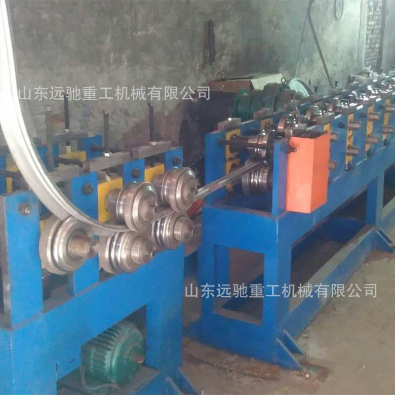 钢带压型卷圆切断伺服全自动线
