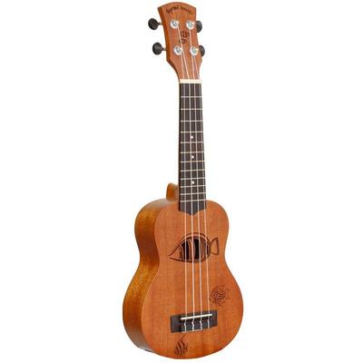 21寸雕刻沙比IS-215K利克里儿里全夏威尤夷小四弦琴童小吉他