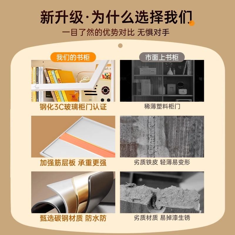 铁书架置TYT物铁架落地多艺层家用简易书客柜厅收纳架子钢制学生图片