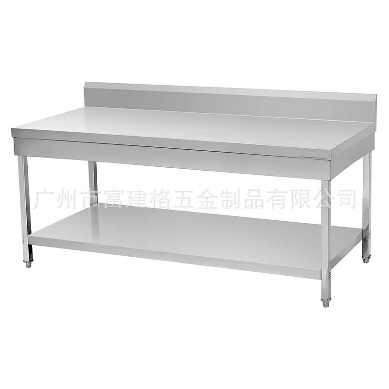 304加厚不锈钢双层三层工作台