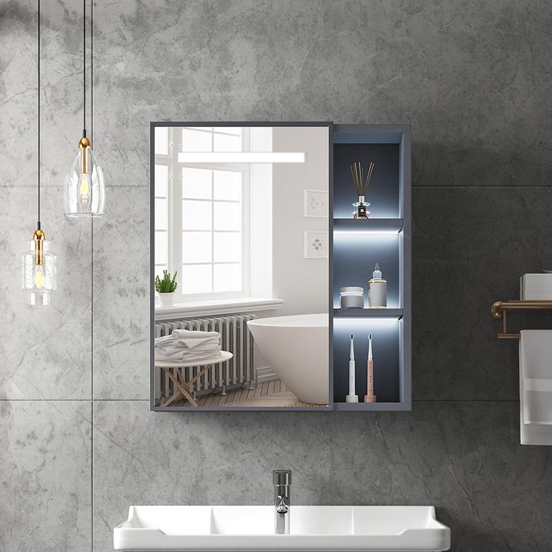 智能纳镜柜体置物卫生间公一寓挂柜墙式NET收镜柜化妆储物柜防雾