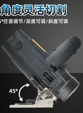 工业级云石机大功率5°大理工石瓷提砖地YJR砖石材手切4割机厂