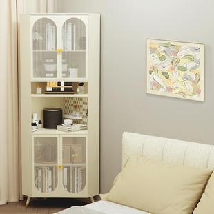 角柜转收角柜墙角客厅角厨房柜RAI靠墙置物柜三角形柜子拐铁皮纳