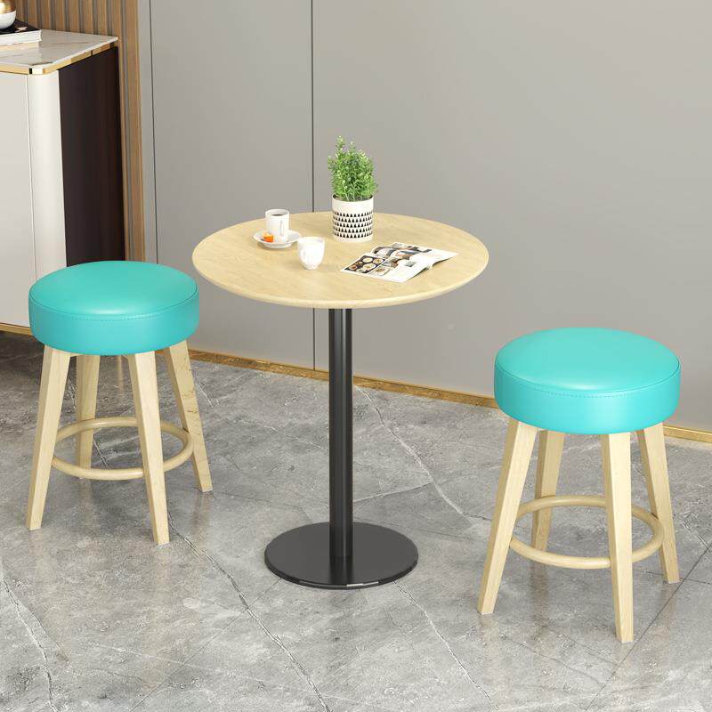 圆凳中子小家用餐桌凳新式快餐店早凳餐DEX小吃店子商用餐饮圆凳