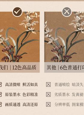 复古竖款电表箱风装画20饰2遮5新款免打ROZ孔中古配电箱盖板挡壁