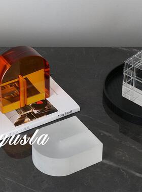 饰简客约现轻奢创意样板TWW房间厅茶几软装品玄关柜家代居电视柜