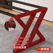 桌腿支架支公电脑桌架书桌钢架桌脚岩茶985几铁艺金属桌子办腿板