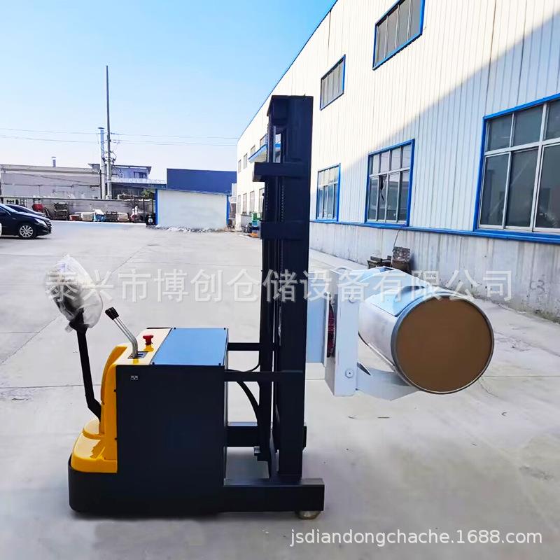 全电动叉抱夹车方自纸动油桶翻转倒料夹抱车圆形布卷膜NRO夹棉包