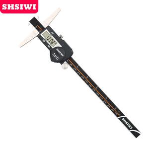 思为数双0-1500-钩显深度卡尺0-100-2000-300双数钩显深度尺深度5