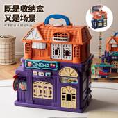 百童变拼车装 TYZ火玩具城市轨道交通儿滑行轨道车大冒险