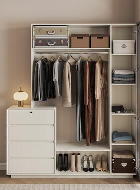 体多功能收纳床尾体靠墙能卧室衣一现帽架卧挂衣架功衣架E034现代