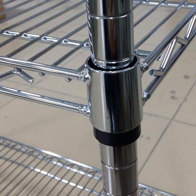 镀铬线不轮网货架带子钢置物架多层移动展示架锈车间防静WZD电周