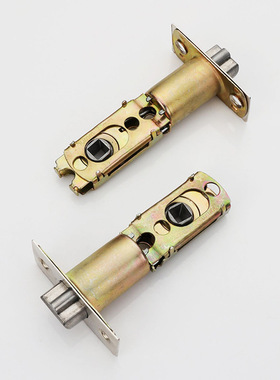 新款三杆式球形舌卫生间球锁锁芯铝合金门厨房浴室门锁配件不锈钢