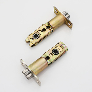 新款三杆式球形舌卫生间球锁锁芯铝合金门厨房浴室门锁配件不锈钢