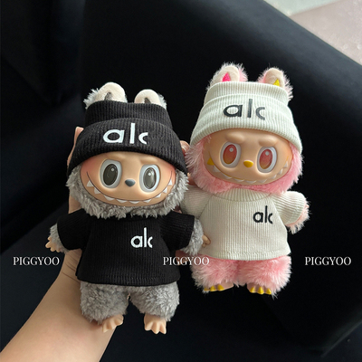 休闲运动服labubu拉布布17cm