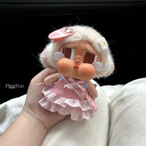 哭娃小香风水蜜桃连衣裙娃衣