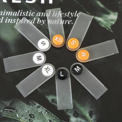 尺码扣子圆形尺码标衣服尺码粒数字分码扣按扣塑料二合扣服装配件