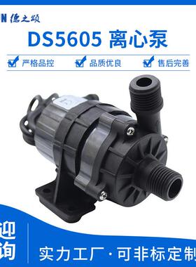 DS5605直流无刷水泵12V24V电压80w小水泵45升流量14m扬程