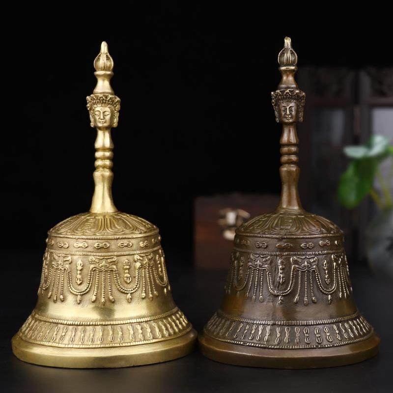 铜手摇铃法器手摇铃铜地钟引磬金刚铃法铃