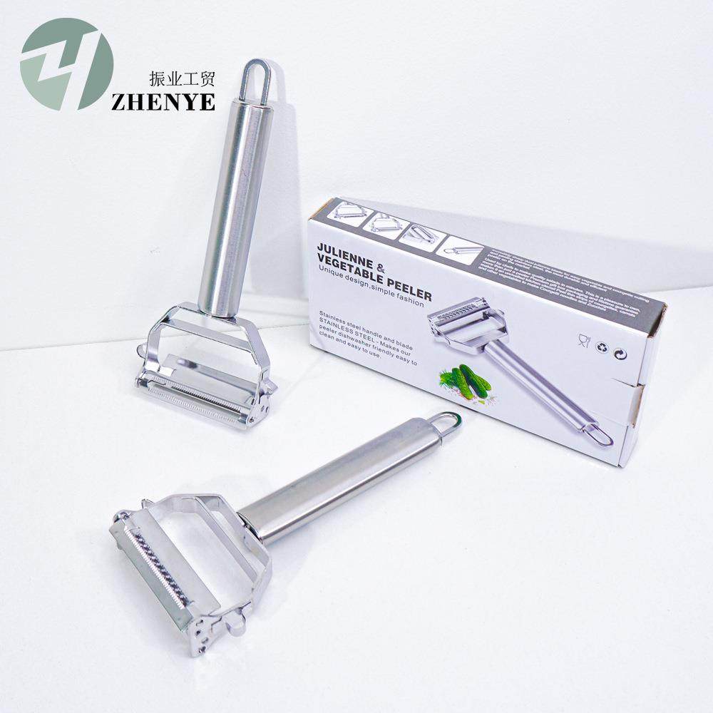 商用不锈钢双头刨多功能瓜刨水果削皮器二合一水果土豆削皮刀