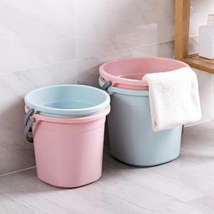 99N方底手提水桶家用储水用加厚塑料桶圆桶大水桶拖把桶大号洗衣