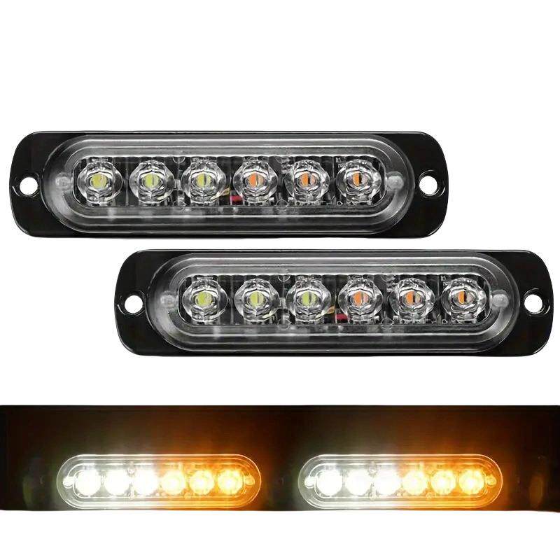 汽车爆闪边灯摩托车皮卡车爆闪气氛灯12-24V宽压爆闪灯跨境厂家