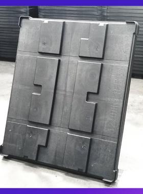 121SWW0长方盖形川字塑料盘盖 黑色塑一次成型托盘板注托昆山厂家