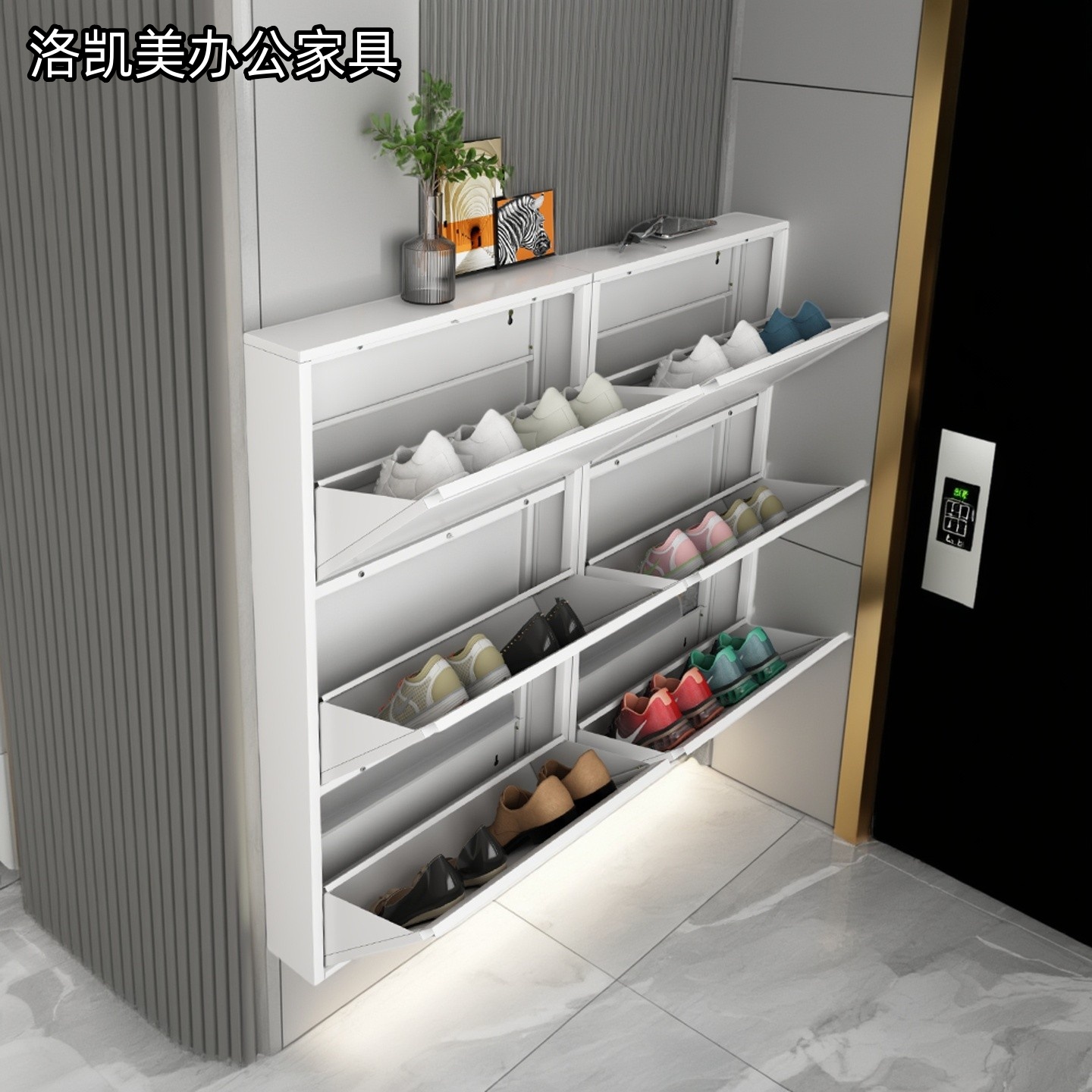 超薄新款鞋柜12cm玄关家用门口