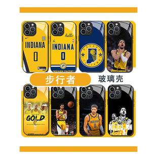 步行者手机壳苹果15华为mate60篮球iPhone16promax周边vivo14适用OPPO小米13p哈利伯顿12NBA一加Pura70红米11