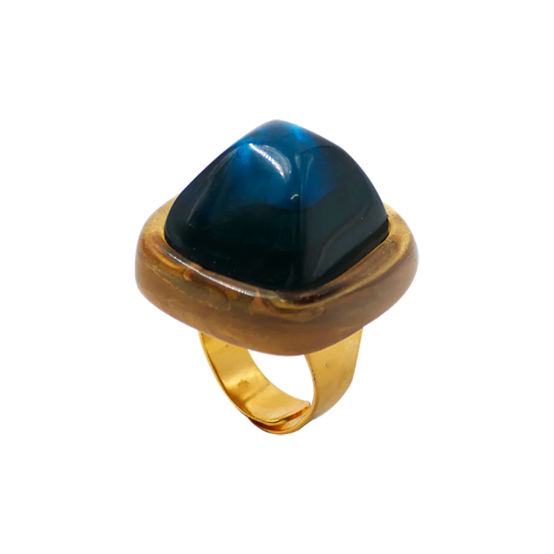 Dominique Denaive · Bella Vanessa 蓝色 戒指［法国设计师］