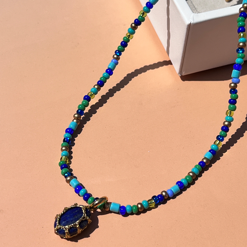 Boks&Baum · 加勒比海 青金石 项链［法国设计师］