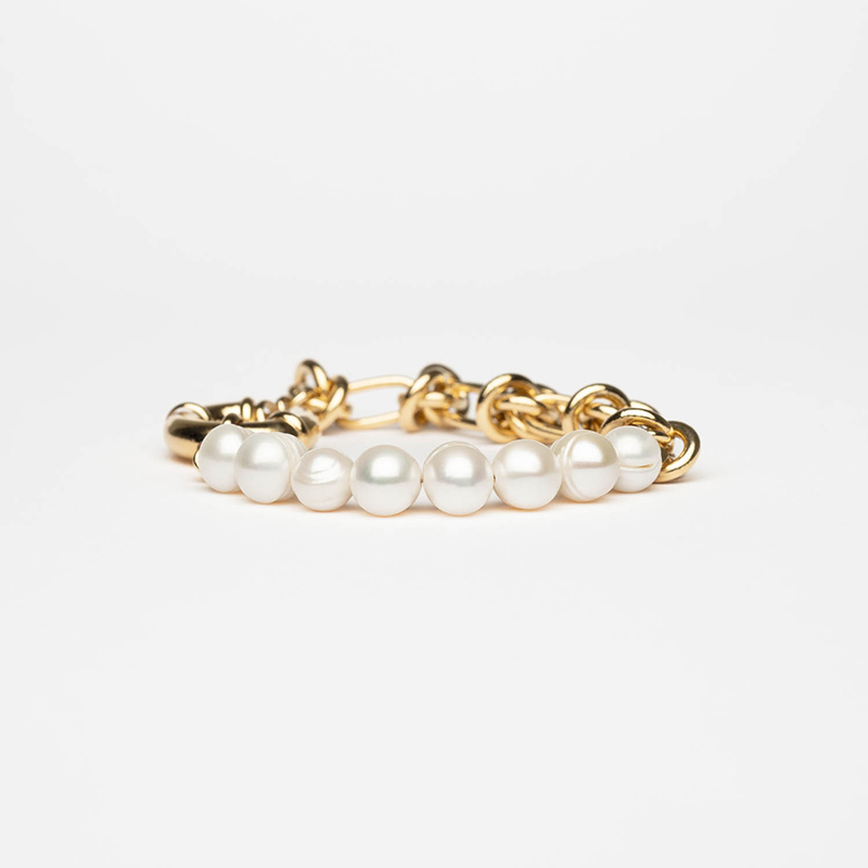 珠宝级合金镀24K金养殖珍珠