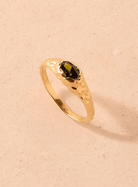 Agapee · KYTHERA 绿色 锤纹 迷你 戒指［法国设计师］