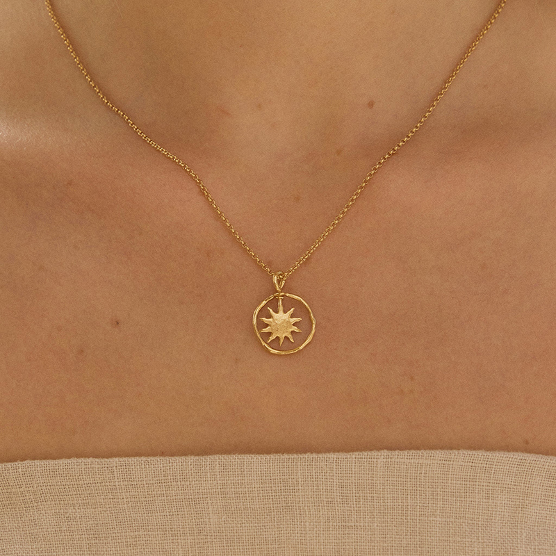 Agapee · Calida 太阳 吊坠 项链［法国设计师］