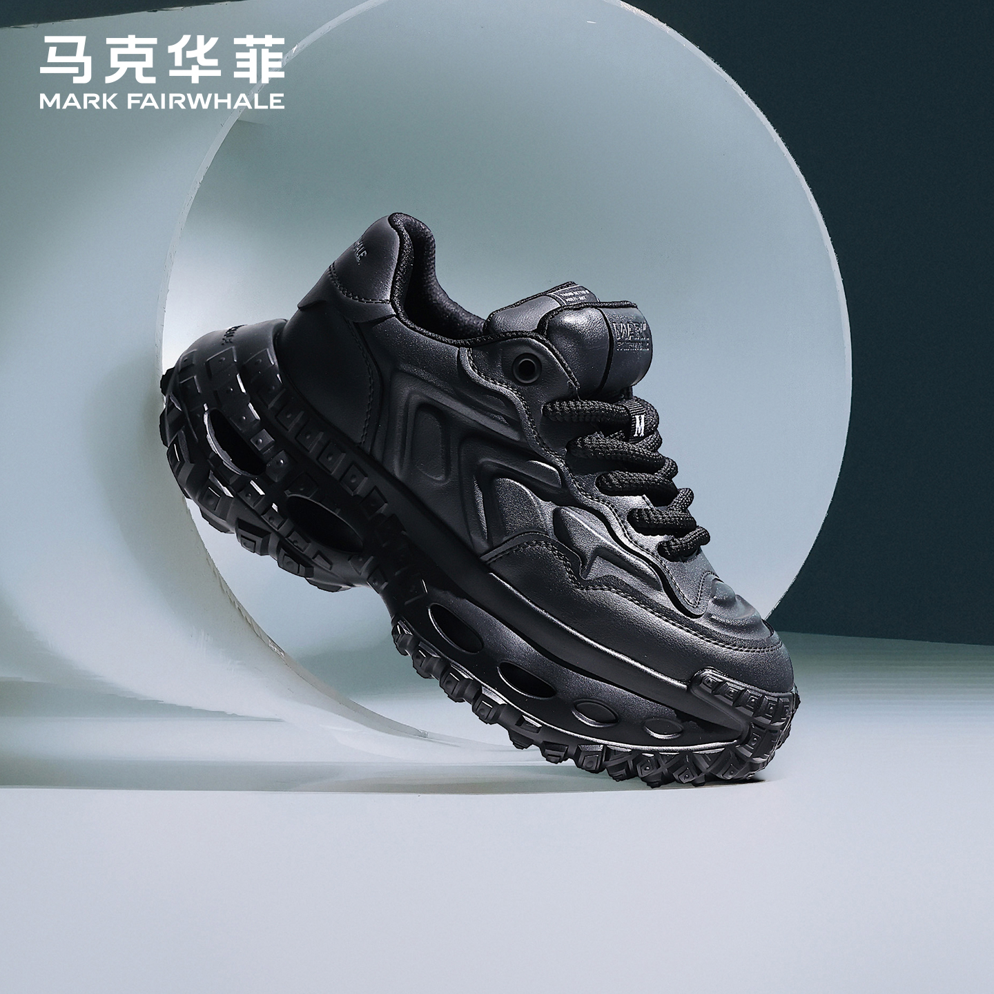 马克华菲鞋子男2025新款老爹鞋