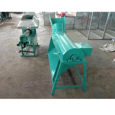 家用香菇废菌包脱袋机小型食用菌棒分离机全自动废旧菌棒粉碎机