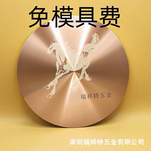 铝CD纹加工CD纹铝片铝牌 太阳纹CD纹按键 不锈钢磨纹镭雕CD纹