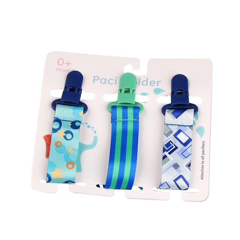 3 Pcs/Set Baby Pacifier Clips Pacifier Chain Dummy CXlip Nip