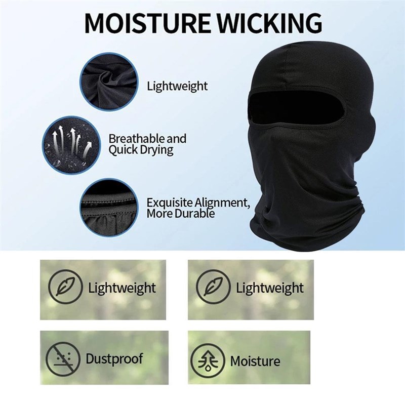 Ski Mask for Men Full Face zMask Balaclava Black Ski Masks